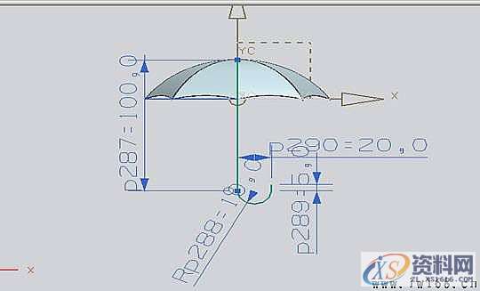 UG模具设计－UG雨伞的三维模型建模实例,UG建模之雨伞,三维,模具设计,建模,实例,第18张