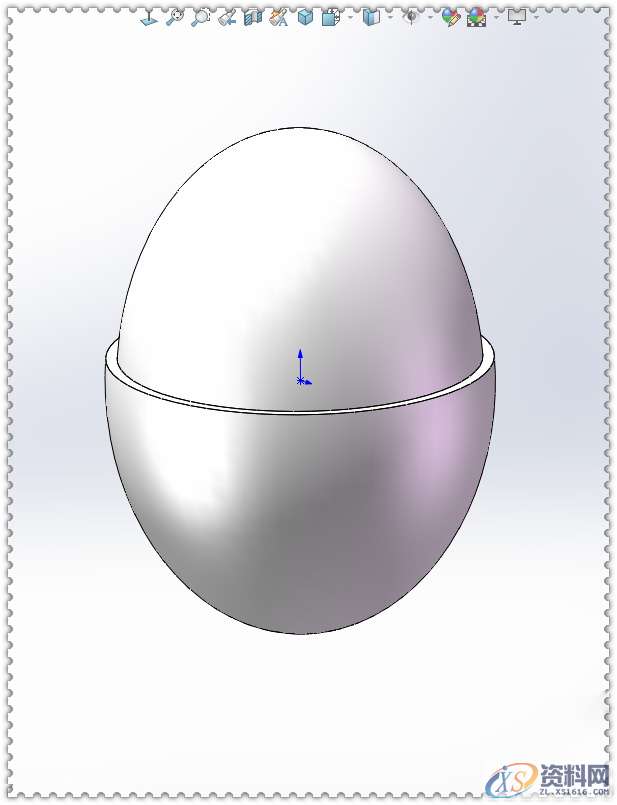 专业老师教你用SolidWorks画出一个剥壳鸡蛋,SolidWorks,老师,一个,第13张