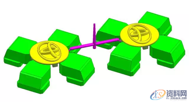 丰田标志注塑模具设计之浇注系统的确定,模具设计,注塑,第8张