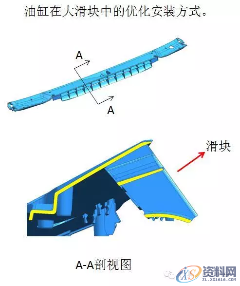 UG塑胶模具设计－油缸在大滑块中的优化安装方式,油缸,模具设计,塑胶,安装,第1张