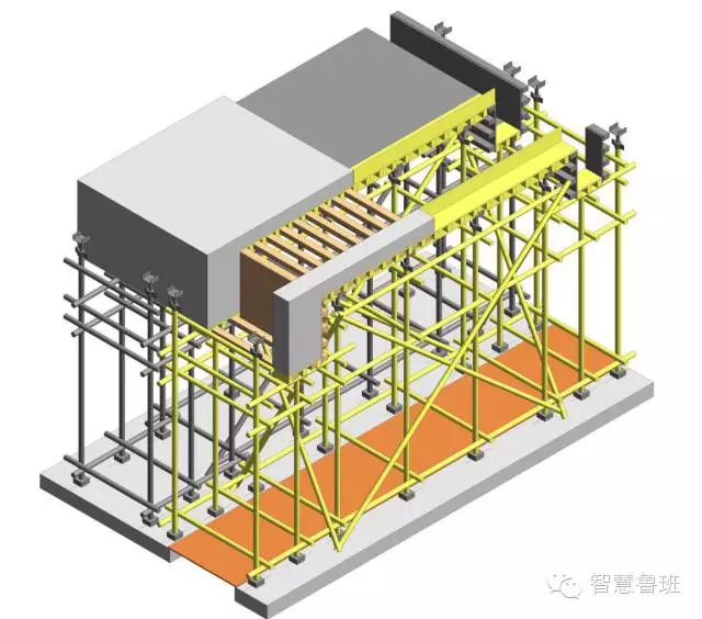 塑胶模具中后浇带模板支撑样板做法,模板,设置,mso,样板,第1张