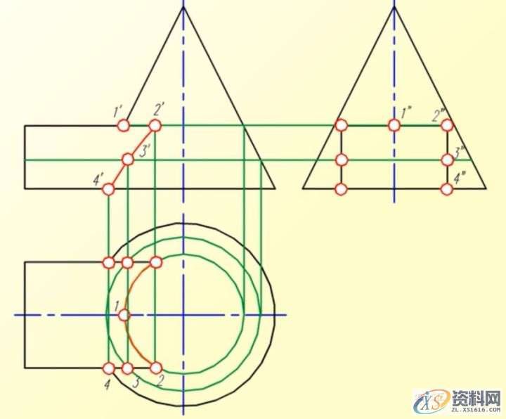 机械设计：机械制图CAD，相贯线,制图,设计,CAD,第33张