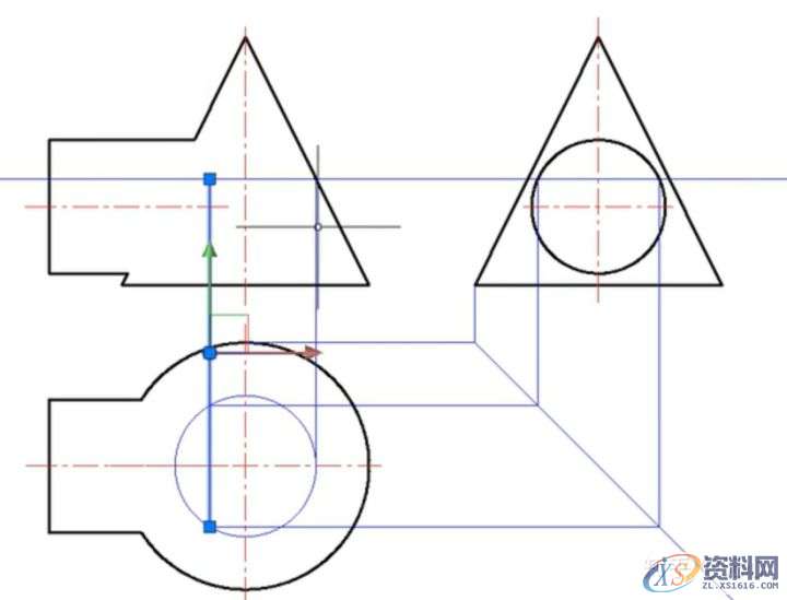 机械设计：机械制图CAD，相贯线,制图,设计,CAD,第43张