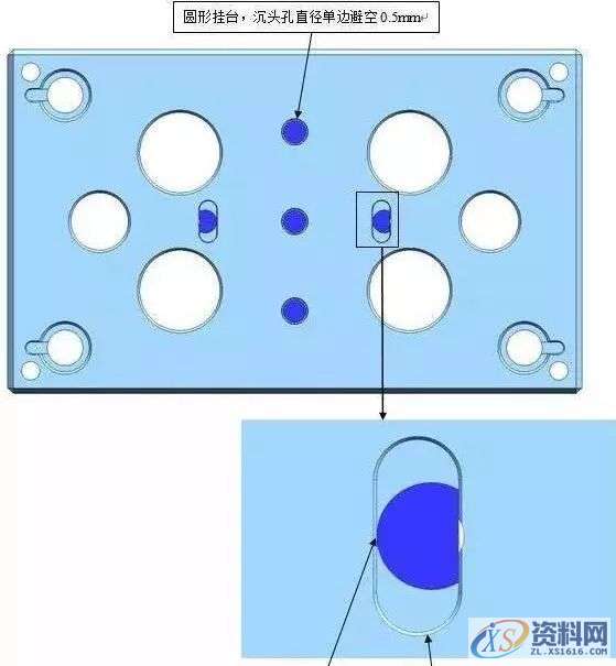 塑胶模具设计：模具设计避空的方法,模具设计,塑胶,第14张