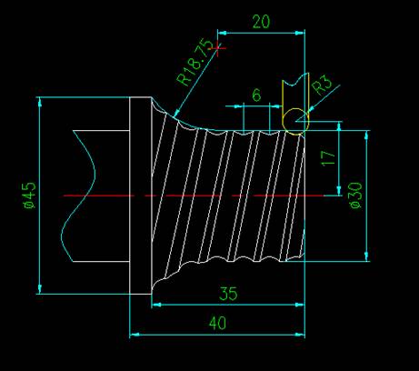 轴类零件圆周曲面上螺旋线的数控车加工（图文教程）,轴类零件圆周曲面上螺旋线的数控车加工,曲面,零件,第1张
