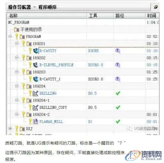 UG编程中出现“可疑”刀路怎么解决,解决,第1张