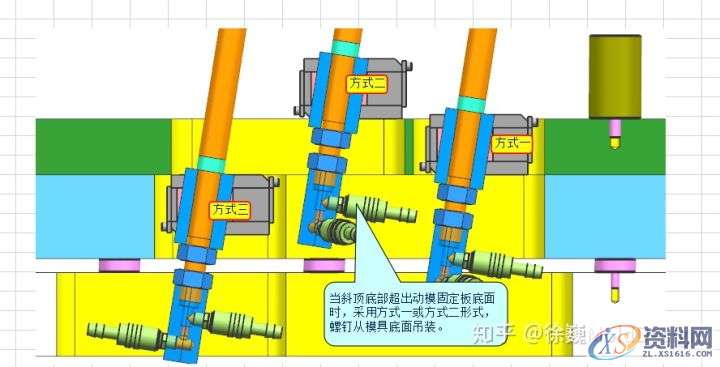 塑胶具设计汽车塑胶模具斜顶座安装方法,塑胶,安装,第2张