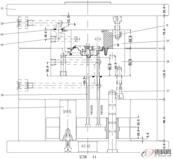 扫描仪快门注塑模具设计要点,塑件,顶针,mso,设计,模具,第6张