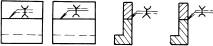 焊缝基本符号的组合应用实例(GB/T324-1988)（图文教程）,焊缝基本符号的组合应用实例(GB/T324-1988),表示,箭头,符号,第24张