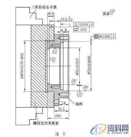 UG数控编程：薄壁轴类零件加工变形的处理方法,数控,零件,变形,第3张