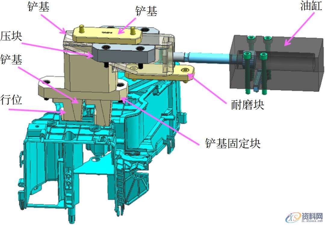 汽车模具设计：汽车空调壳体模具结构剖析,结构,模具,精雕,模具设计,产品,第7张