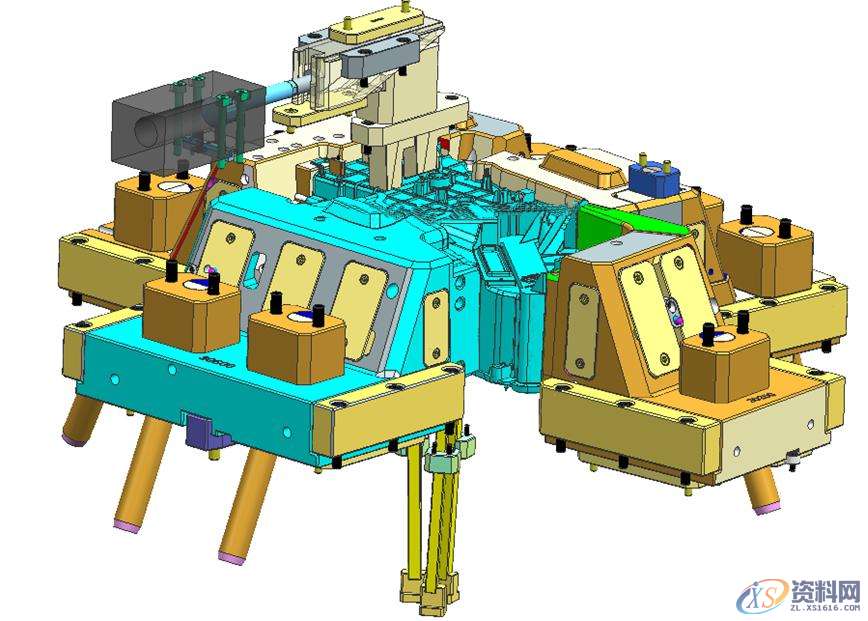 汽车模具设计：汽车空调壳体模具结构剖析,结构,模具,精雕,模具设计,产品,第14张