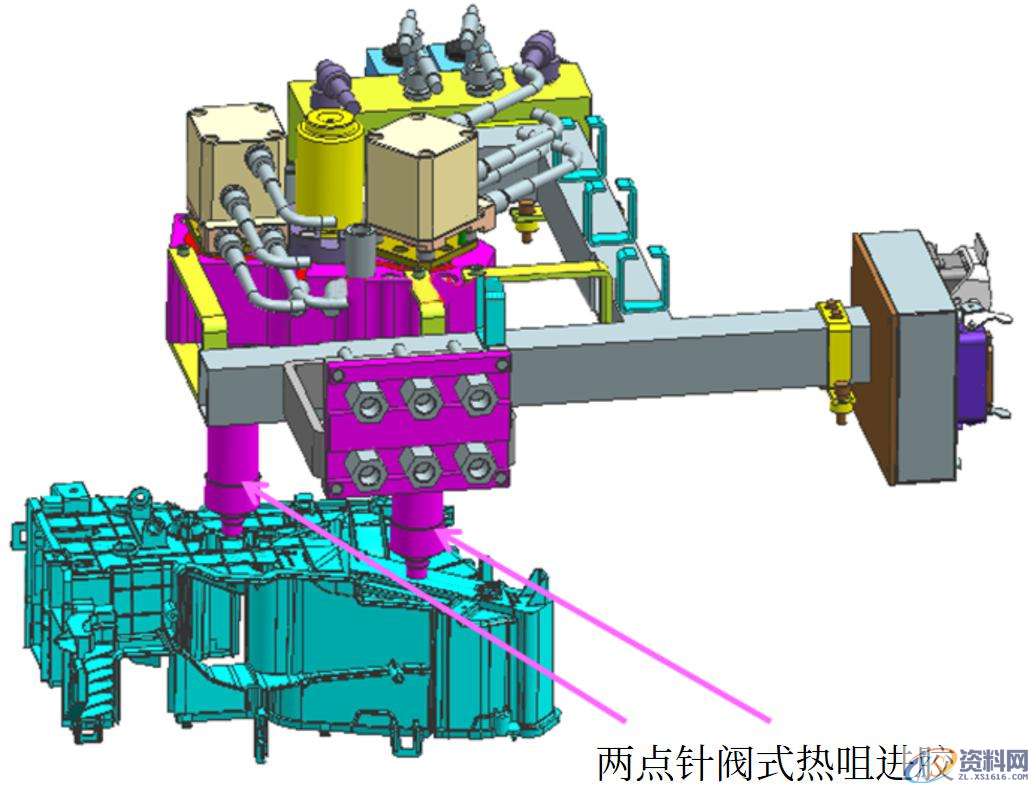 汽车模具设计：汽车空调壳体模具结构剖析,结构,模具,精雕,模具设计,产品,第4张