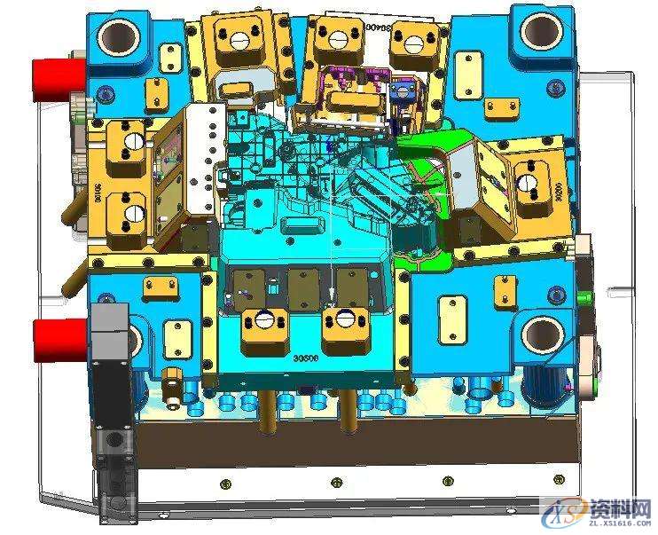 汽车模具设计：汽车空调壳体模具结构剖析,结构,模具,精雕,模具设计,产品,第11张