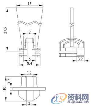 塑胶模具设计：童装用拉链头整体注射模设计,塑件,成型,模具,采用,第2张