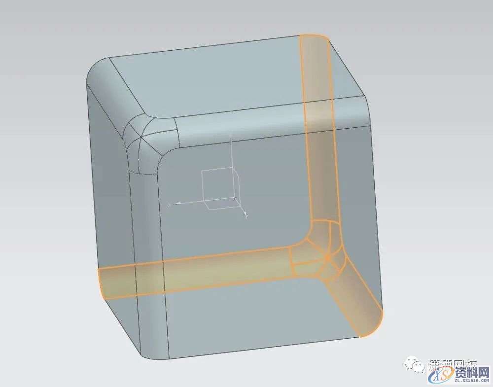 来学习一下UG做空间方块管道艺术品的两种方法,mso,倒角,设计培训,圆弧,第15张