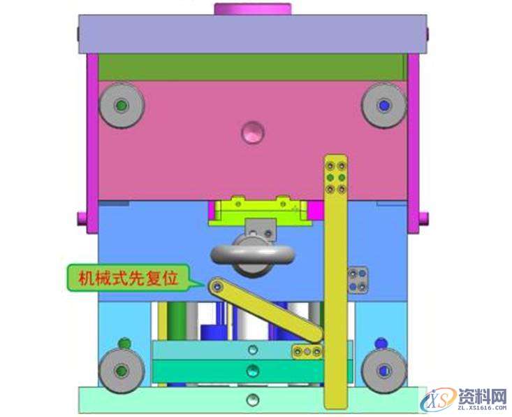 经典模具设计结构，行位内下顶针,设计培训,培训,培训学校,产品,第14张