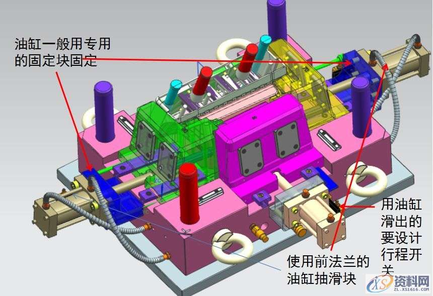 模具设计之滑块设计经验要点，全图解案例说明！,油缸,限位,设计,方式,第9张