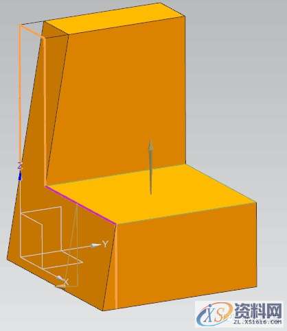 UG10.0建模实例之异形台架的三维造型,三维,造型,建模,第5张