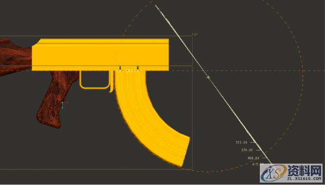 用UG画AK47刺刀PROE建模造型详细步骤有草图,设计培训,培训,横沥镇,培训学校,第4张