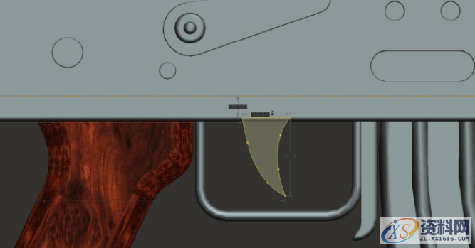 用UG画AK47刺刀PROE建模造型详细步骤有草图,设计培训,培训,横沥镇,培训学校,第19张