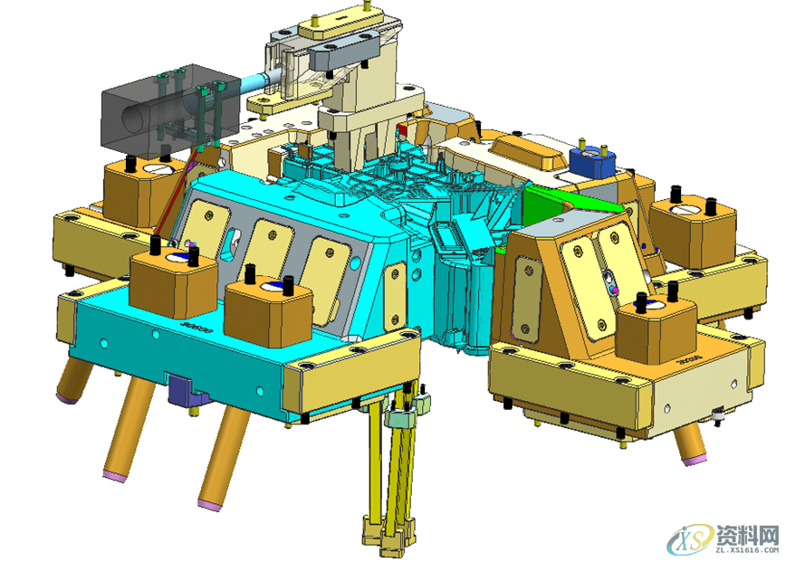 塑胶模具设计经典之作：汽车空调壳体模具结构剖析,模具设计,第14张