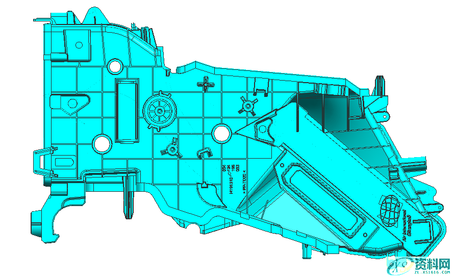 塑胶模具设计经典之作：汽车空调壳体模具结构剖析,模具设计,第1张