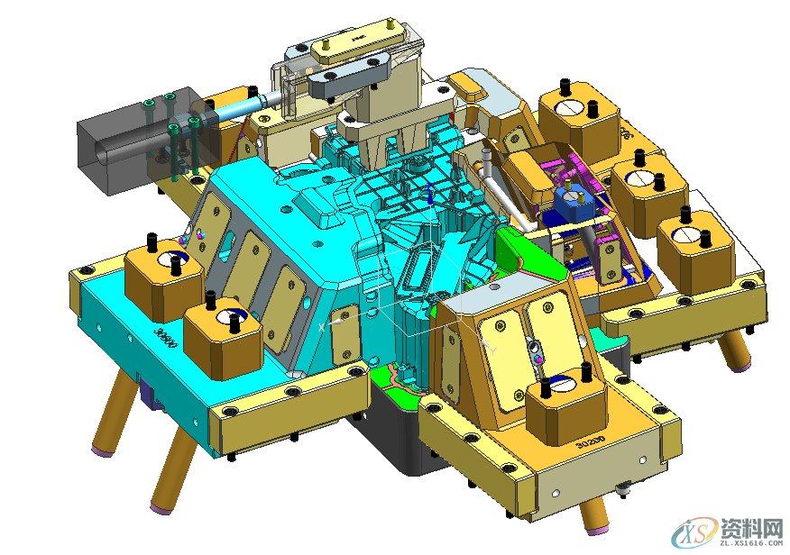 塑胶模具设计经典之作：汽车空调壳体模具结构剖析,模具设计,第12张