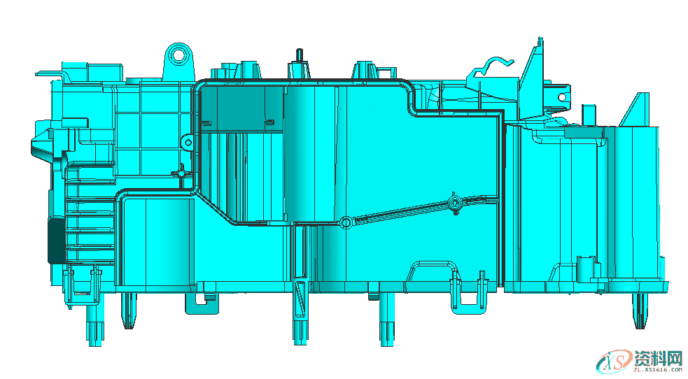 塑胶模具设计经典之作：汽车空调壳体模具结构剖析,模具设计,第2张