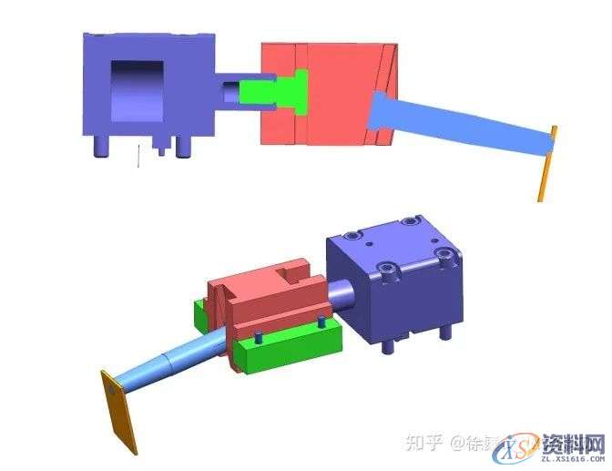 汽车注塑模具：8种定模滑块抽芯结构设计技巧！,结构设计,技巧,第5张