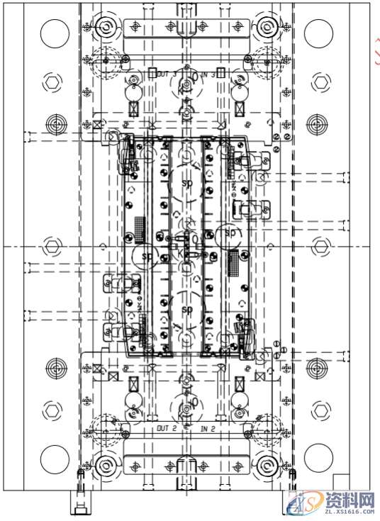 塑胶模具设计之扫描仪底壳设计方法,塑件,设计,分型,模具,方向,第6张