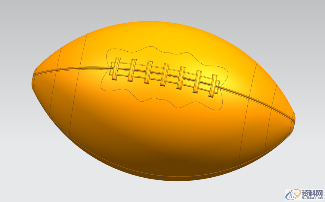 UG软件绘制橄榄球,圆角,设计培训,绘制,阵列,草图,第21张