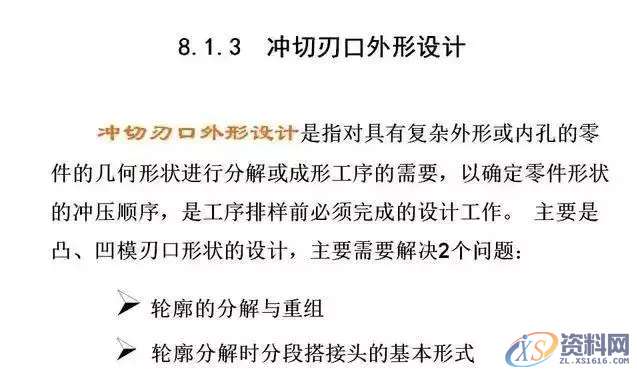 连续模料带、刀口划分技巧,技巧,第13张