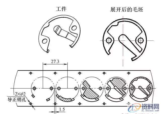 连续模料带、刀口划分技巧,技巧,第14张