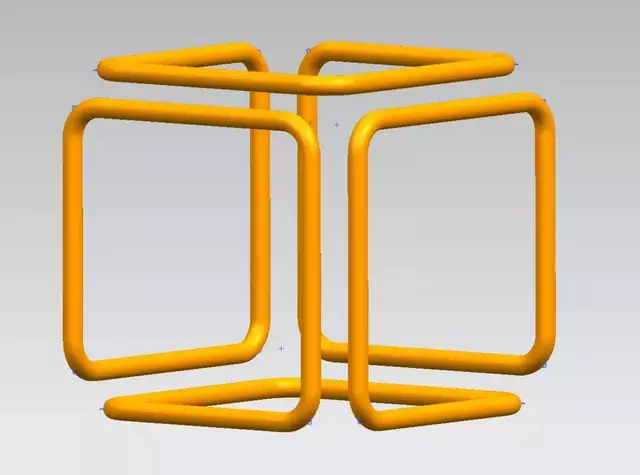 UG软件设计两种方法建模方形管道空间艺术品,建模,管道,第11张
