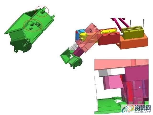 汽车模具设计汽车空调出风口模具结构拆解：设计思路不是空想，而是见过 ...,mso,设计,font,模具设计,第7张