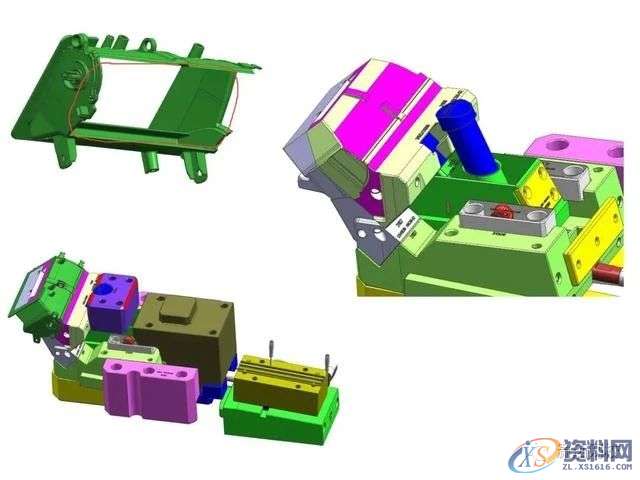 汽车模具设计汽车空调出风口模具结构拆解：设计思路不是空想，而是见过 ...,mso,设计,font,模具设计,第9张