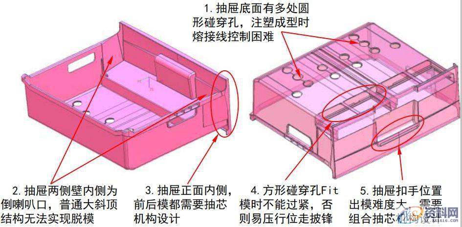 二十年经验模具师教你设计抽屉模具，值得学习！,模具,第4张