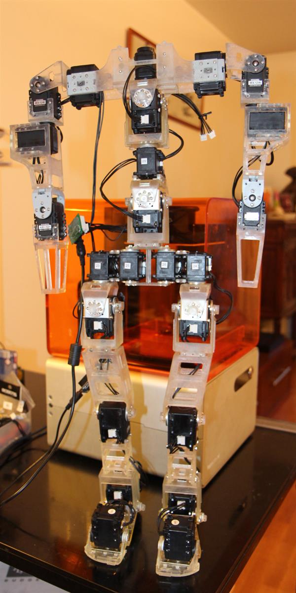 3D打印模拟人类行为的双足机器人（图文教程）,3D打印模拟人类行为的双足机器人,图文,第6张