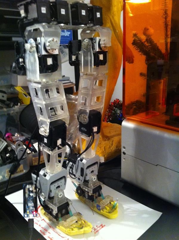 3D打印模拟人类行为的双足机器人（图文教程）,3D打印模拟人类行为的双足机器人,图文,第3张