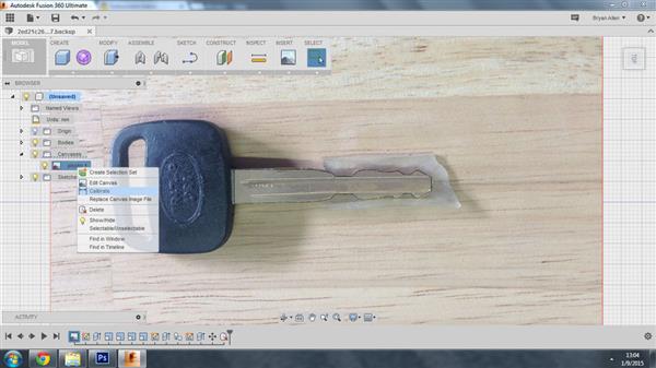 3D打印一把新的钥匙（图文教程）,3D打印一把新的钥匙,一个,建模,草图,第4张