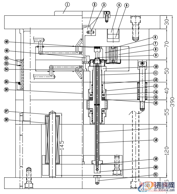 全网首发：蝴蝶结翻盖注射模设计,全网首发：蝴蝶结翻盖注射模设计,第6张