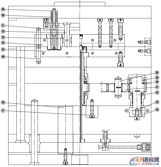 全网首发：蝴蝶结翻盖注射模设计,全网首发：蝴蝶结翻盖注射模设计,第7张