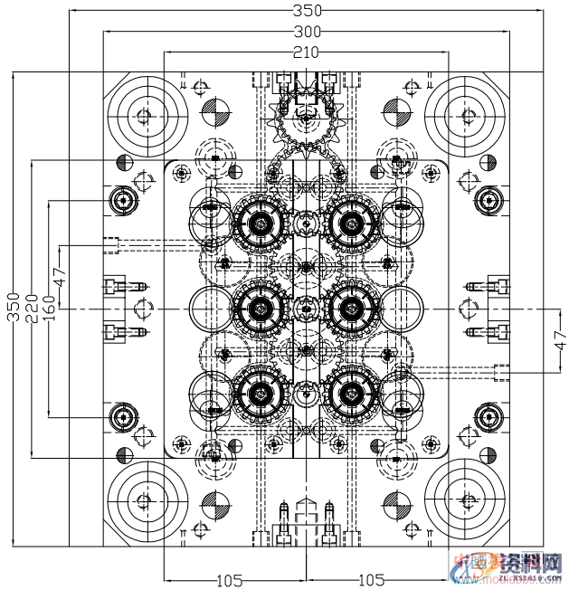 全网首发：蝴蝶结翻盖注射模设计,全网首发：蝴蝶结翻盖注射模设计,第5张