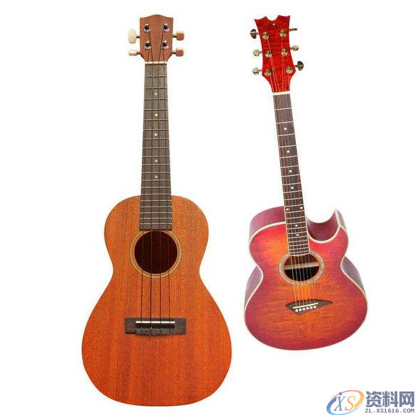 UG塑胶模具设计三维建模吉他模型，适合新手,三维,模具设计,建模,塑胶,第1张
