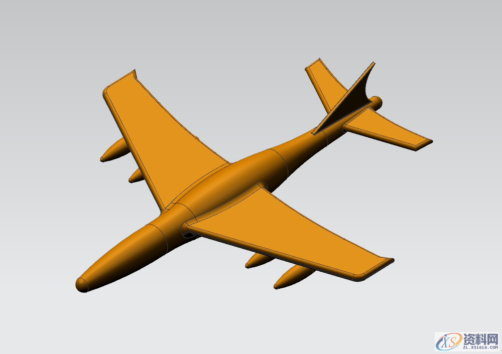 UG塑胶模具设计建模一架飞机，新手收藏起来,模具设计,建模,塑胶,第23张