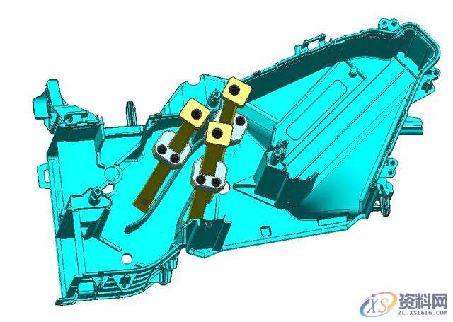 UG汽车模具设计:汽车空调壳体结构解析，建议收藏,模具设计,结构,第10张
