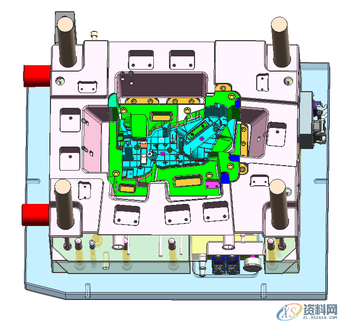 模具设计经典之作：汽车空调壳体模具结构剖析,模具设计,第15张