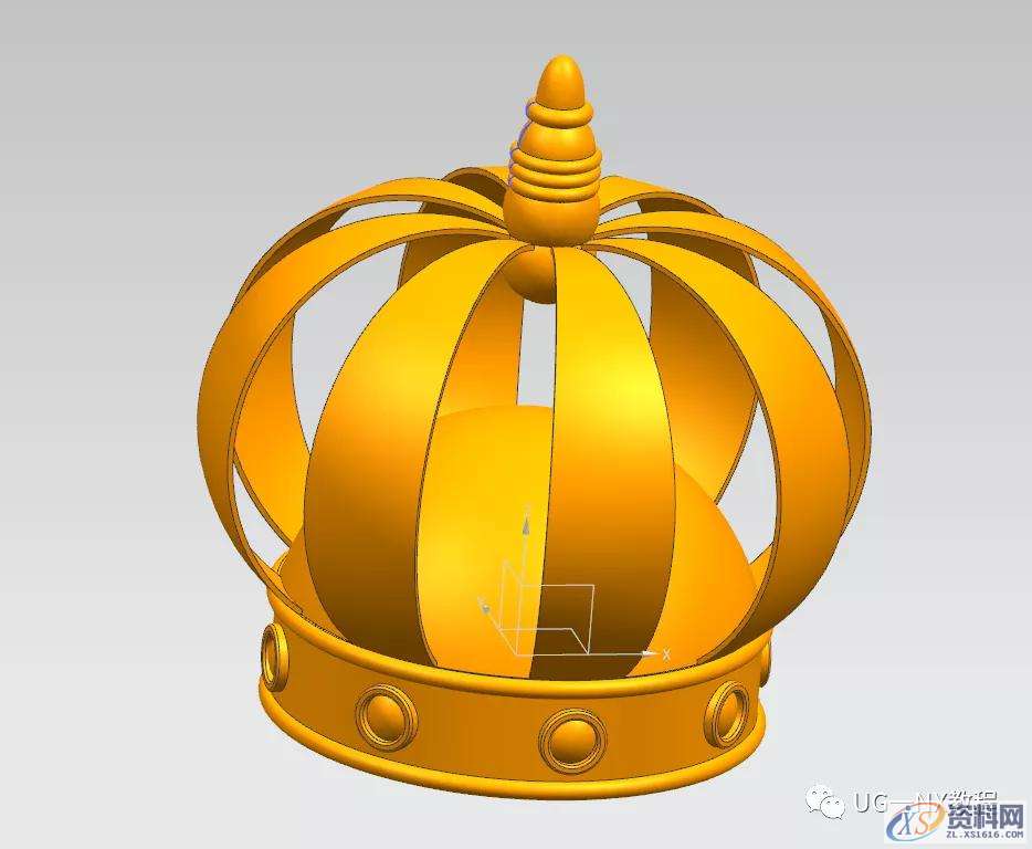 用UG软件来建立一个皇冠,一个,软件,第16张