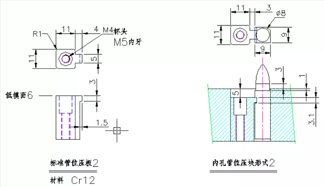 五金冲压模具设计“管位设计标准及弯曲模结构应用原理”很简单！ ...产品定位管位设计标准冲压弯曲结构应用原理,五金冲压模具设计“管位设计标准及弯曲模结构应用原理”很简单！,产品,第7张